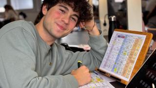 Daniel Gimeno, estudiante Mir en Zaragoza