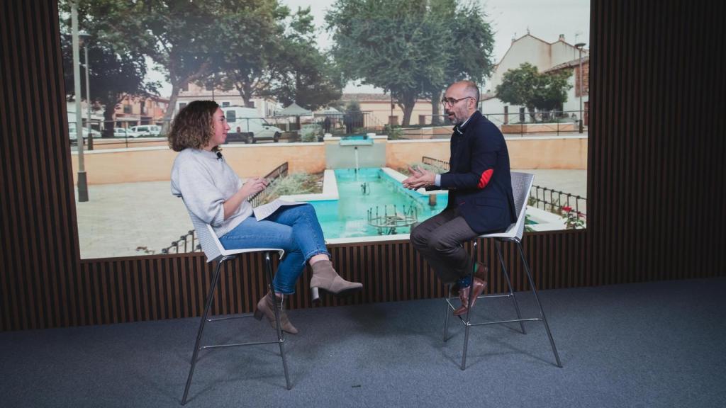 Pedro Luis Sanz durante su entrevista en las oficinas de El Español.