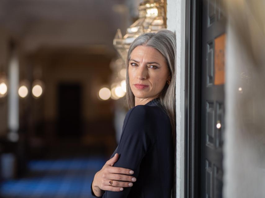 Laura Sánchez, maquillada por Pepa Medina.