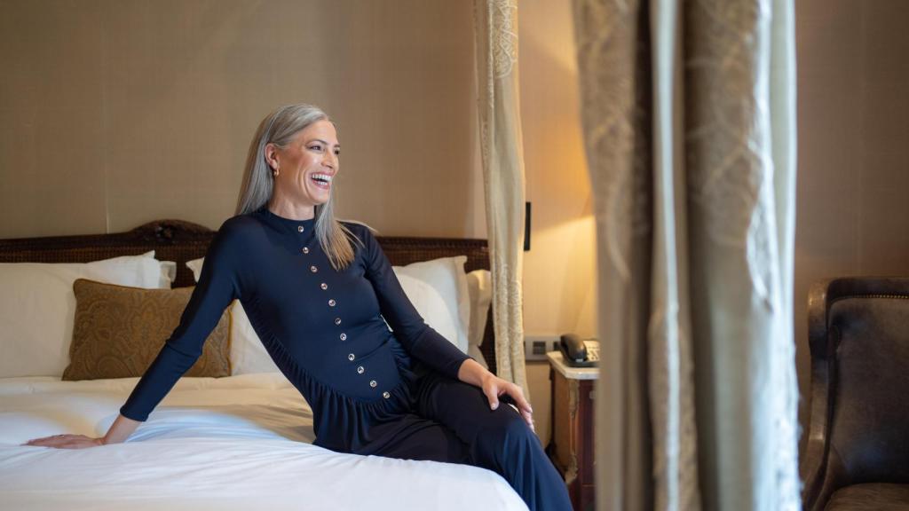 La modelo y empresaria onubense Laura Sánchez en una entrevista con Magas.