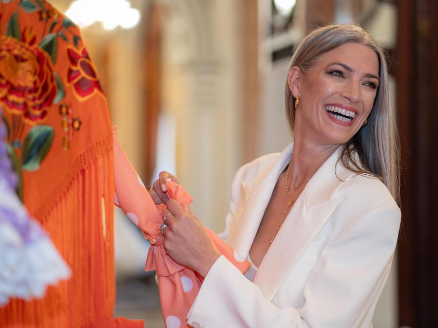 Laura Sánchez, en el backstage de We Love Flamenco.