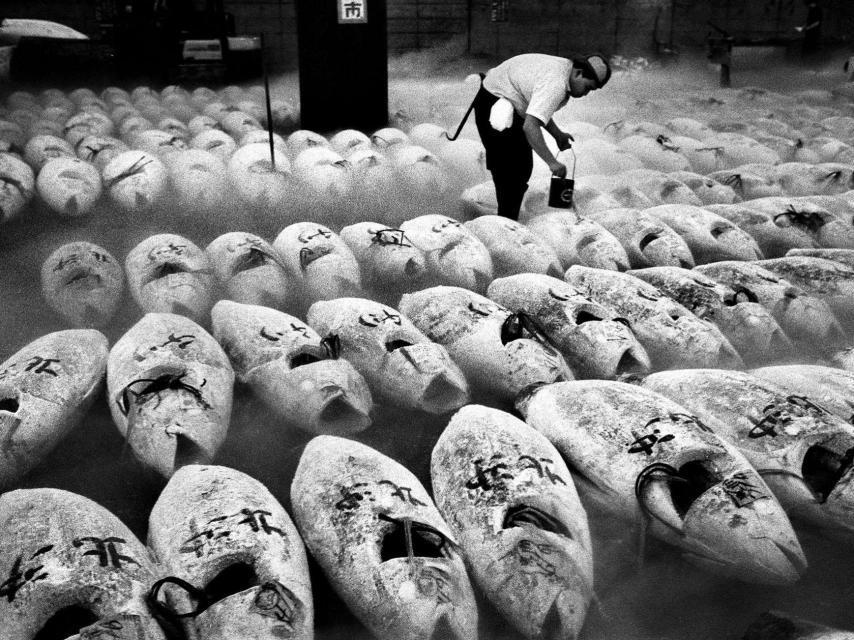 Fotografía del Mercado de Tokio, una de las fotografías principales de la exposición de 'Around the world'. Fotografía realizada con Leica M6.