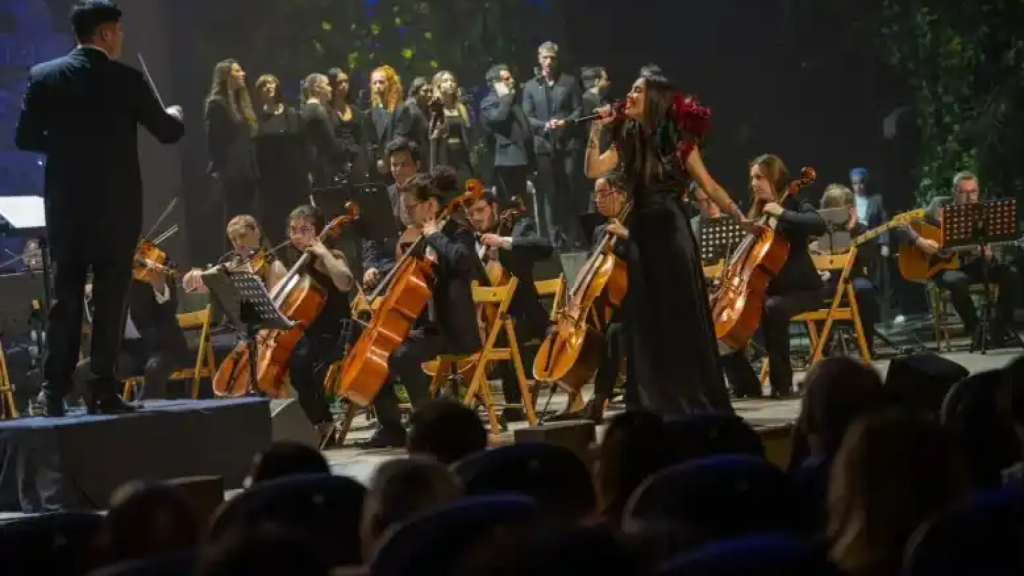 Uno de los momentos de 'Malinche Symphonic'.
