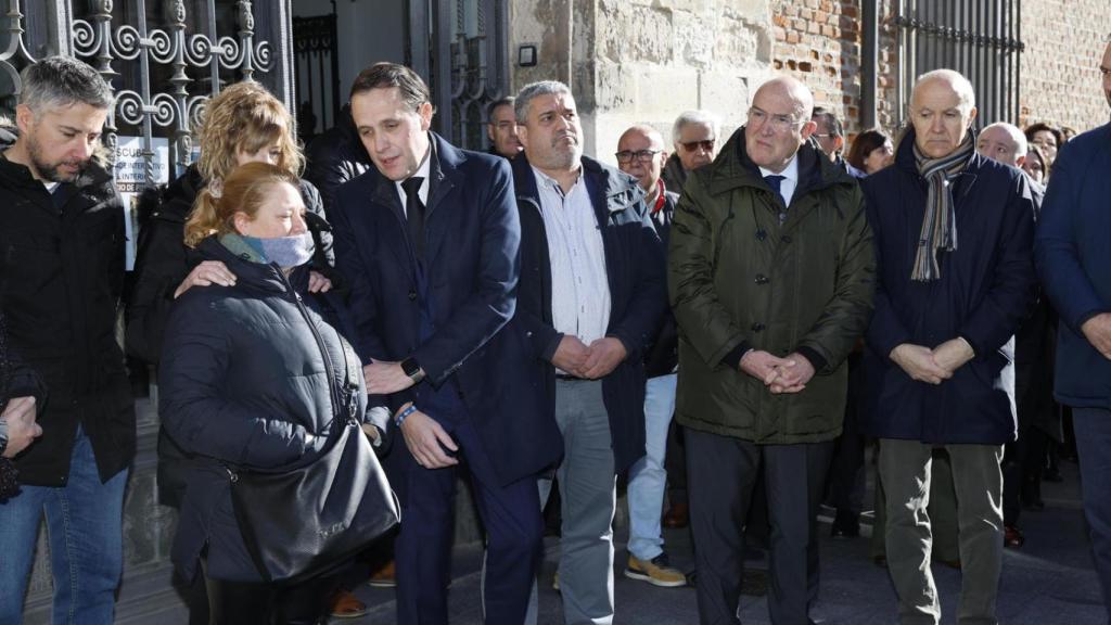 Minuto de silencio en la Diputación de Valladolid
