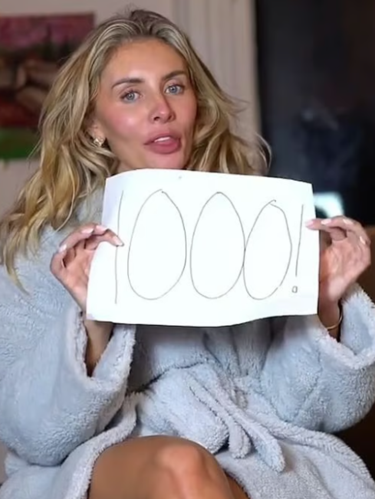 Bonnie Blue, siendo entrevistada después de su reto viral.