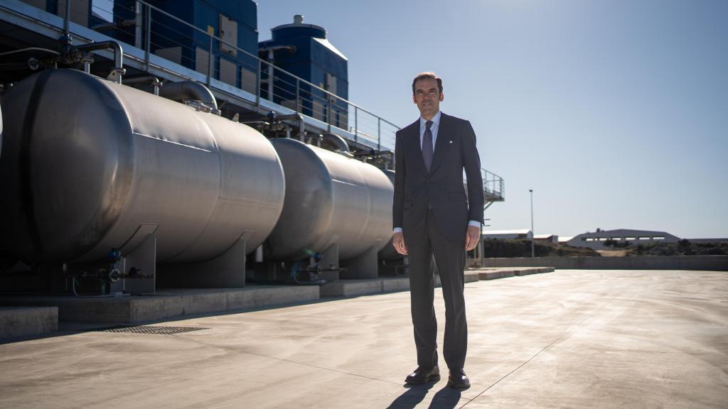 Rafael Benjumea, presidente de Diamond Foundry España, durante la entrevista con EL ESPAÑOL.