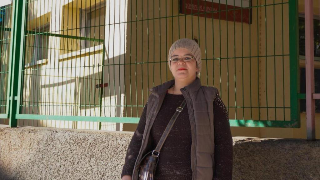 Soria en el Centro de Educación Especial Santo Ángel de la Guarda de Alicante.