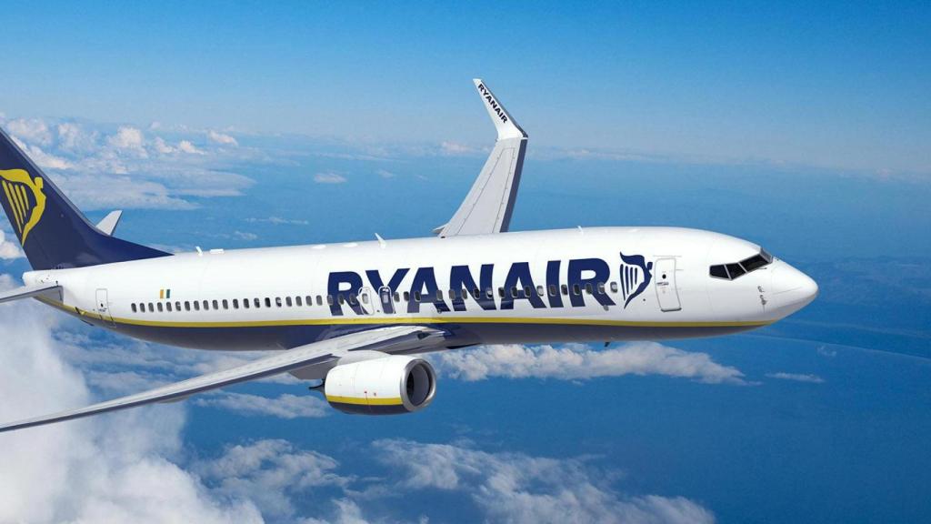 Uno de los aviones de Ryanair.