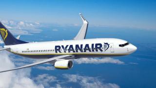 Uno de los aviones de Ryanair.