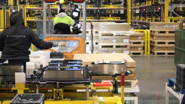 Taller de baterías de Stellantis en Figueruelas