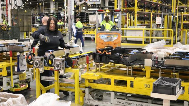 Taller de baterías de Stellantis en Figueruelas