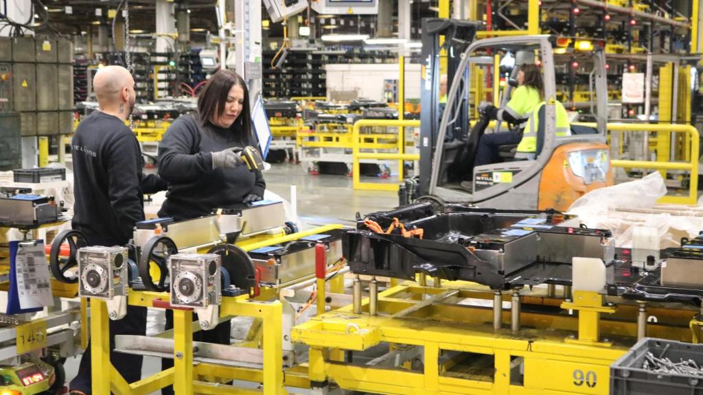 Taller de baterías de Stellantis en Figueruelas