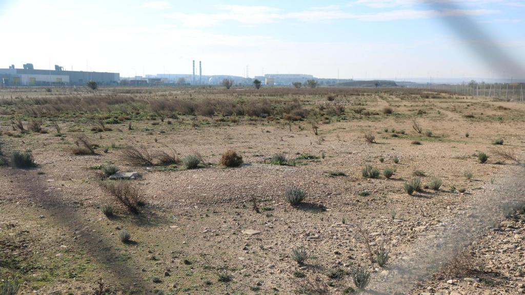 Terrenos donde se ubicará la gigafactoría de baterías de Stellantis en Figueruelas