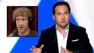 Iker Jiménez y Mark Zuckerberg, en un fotomontaje realizado por BLUPER.