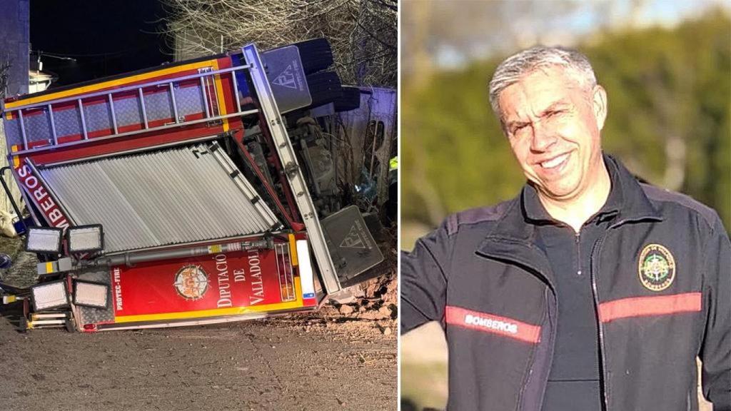 Fernando, el bombero fallecido y la imagen del vehículo