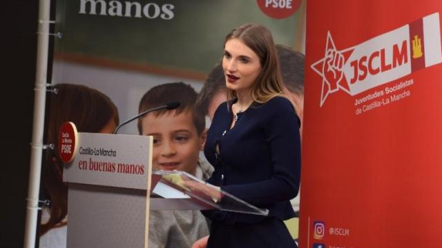 María Montes, secretaria general de las Juventudes Socialistas de Ciudad Real.