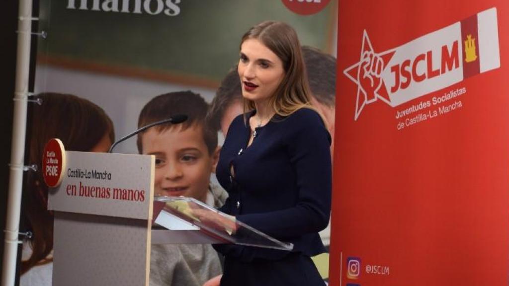 María Montes, secretaria general de las Juventudes Socialistas de Ciudad Real.