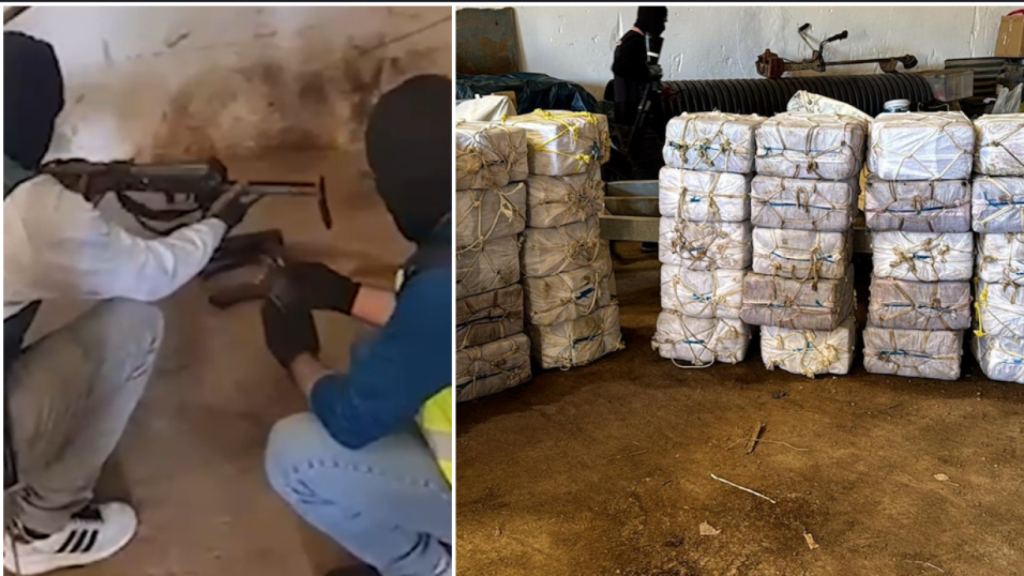 En una reciente operación se incautaron 2.883 kilos de cocaína, así como armas de guerra en el río.