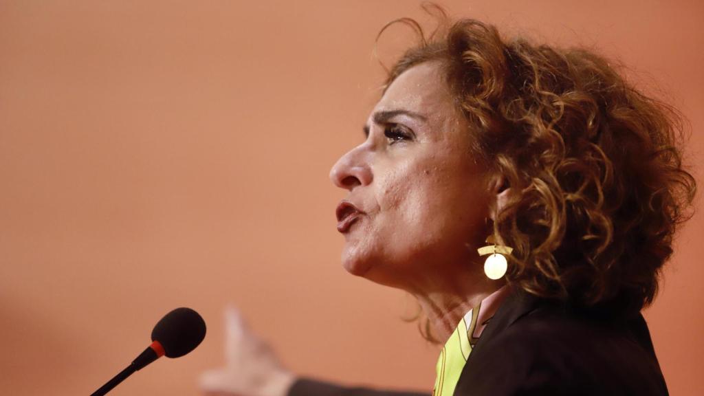 La vicepresidenta del Gobierno y ministra de Hacienda, María Jesús Montero.