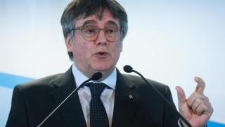 El expresidente catalán Carles Puigdemont este viernes en Bruselas.