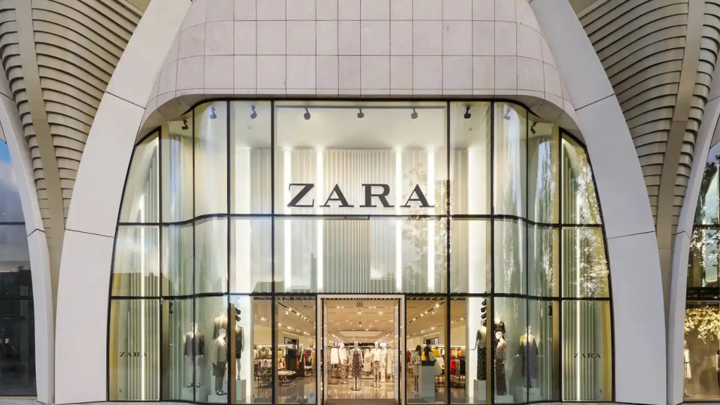 Fachada de Zara.