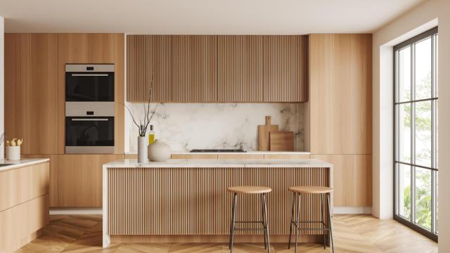 Una casa prefabricada por dentro.
