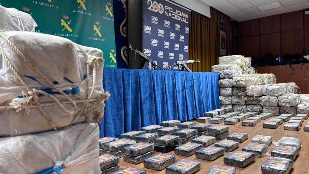 El material incautado en esta operación de Guardia Civil y Policía Nacional.