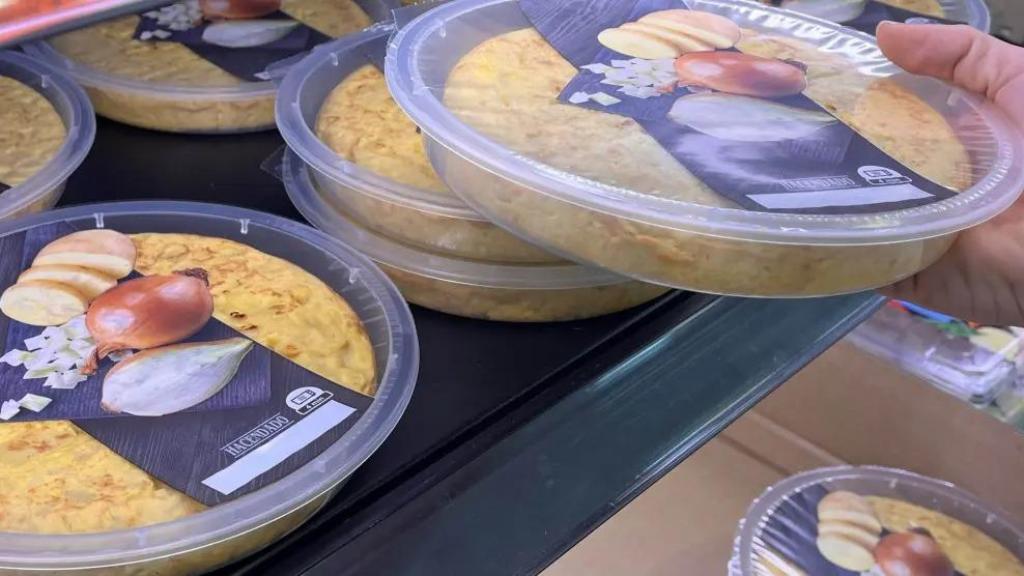 Tortilla de patatas de Mercadona (Hacendado).