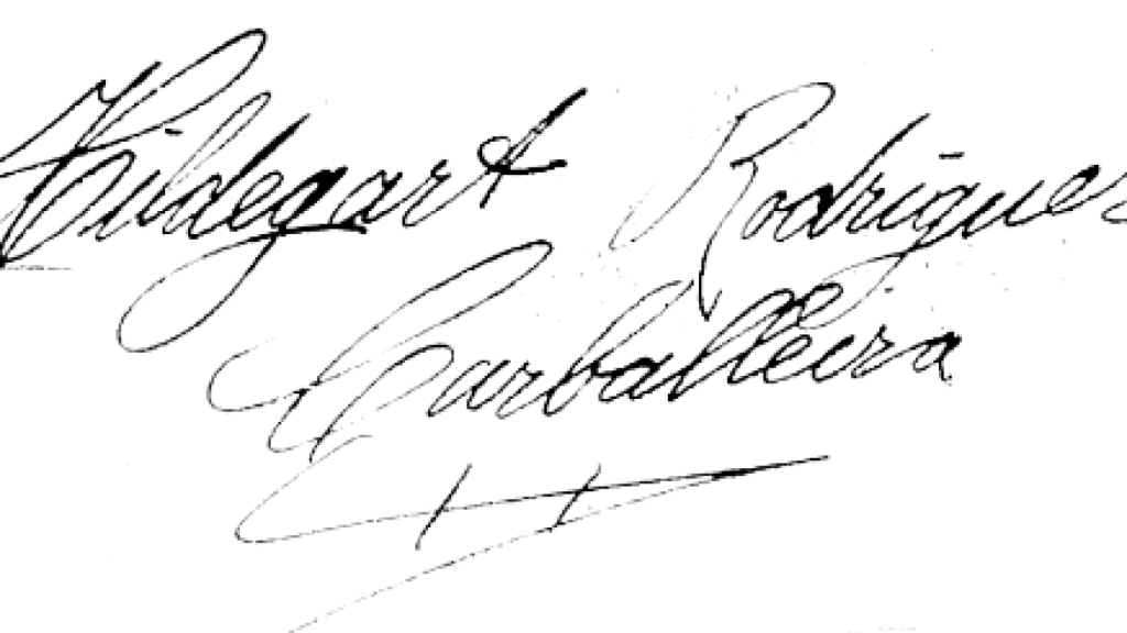 Firma de Hildegart. https://es.wikipedia.org