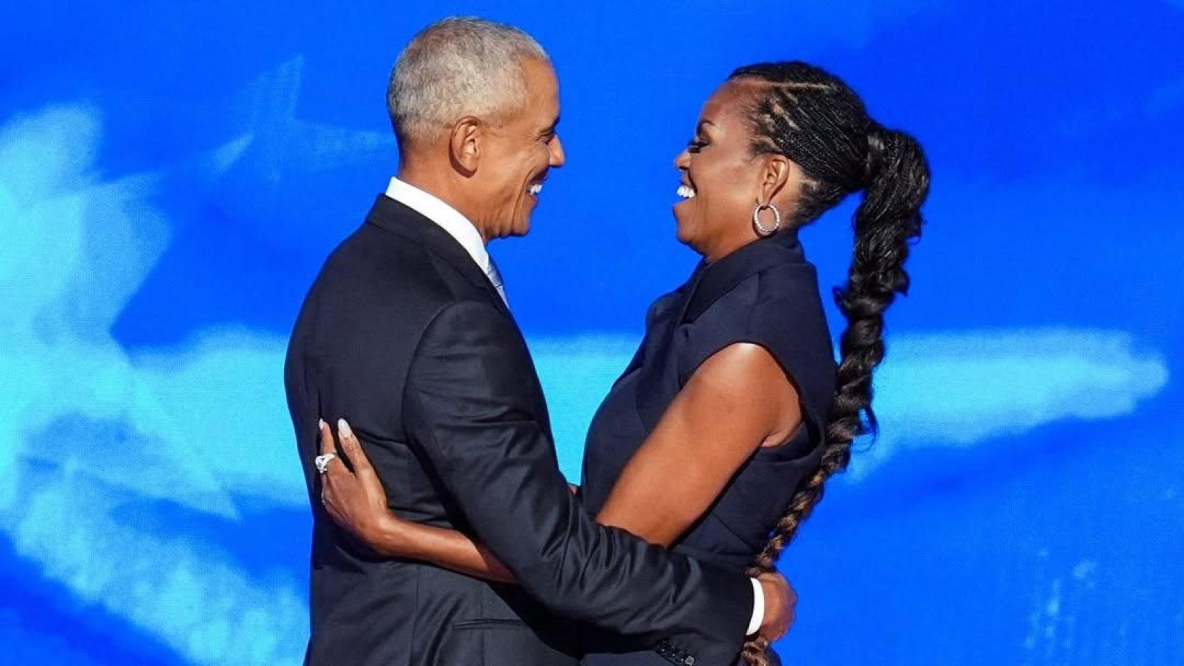 Barack Obama y su mujer Michelle.