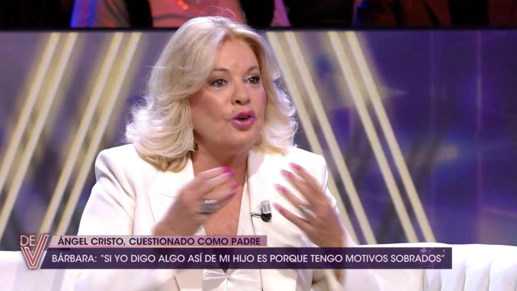 Bárbara Rey en 'De viernes'.