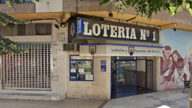 Imagen de la Administración de Lotería número 1 del municipio burgalés de Miranda de Ebro
