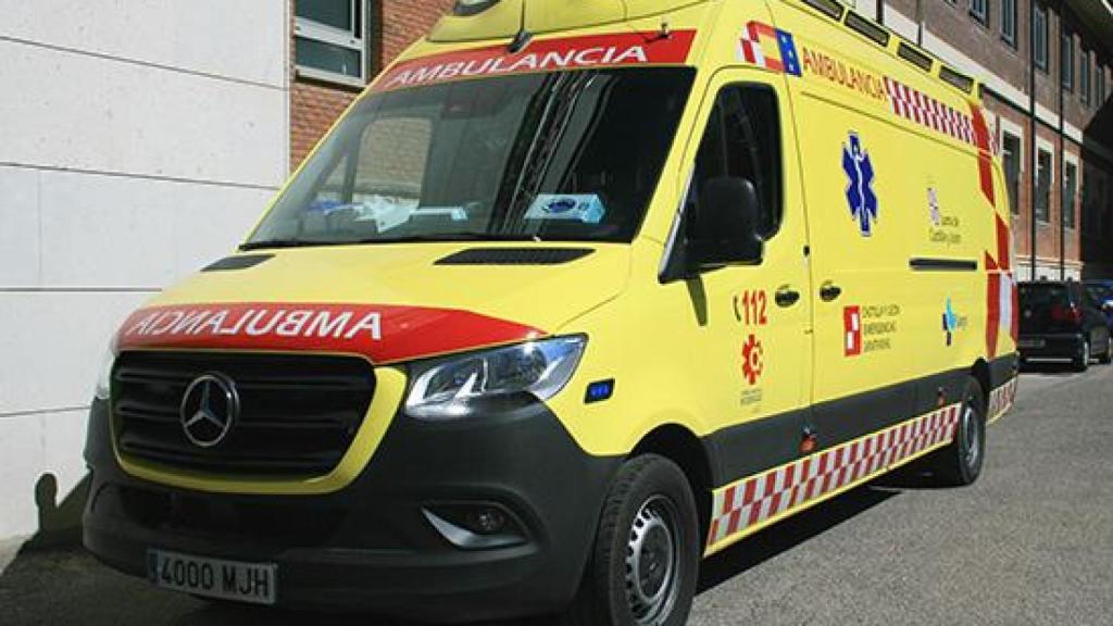Una ambulancia medicalizada de Sacyl