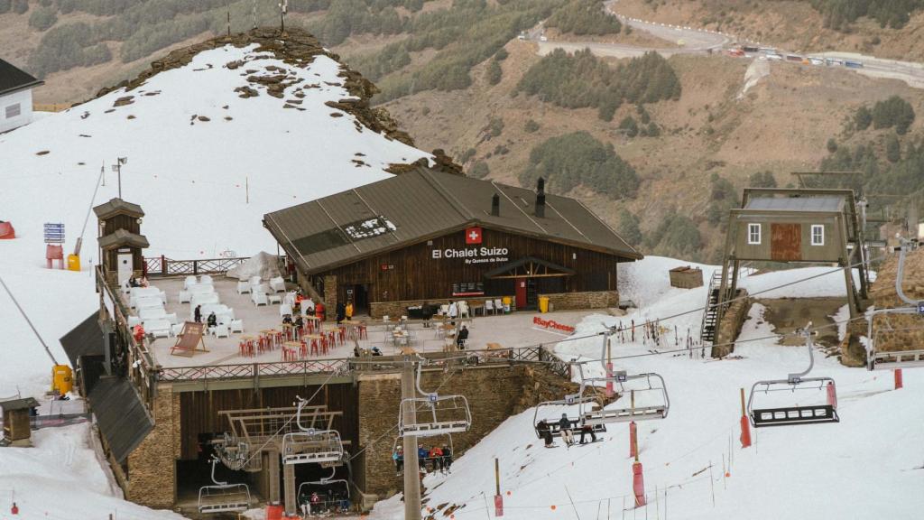 El restaurante de Sierra Nevada.