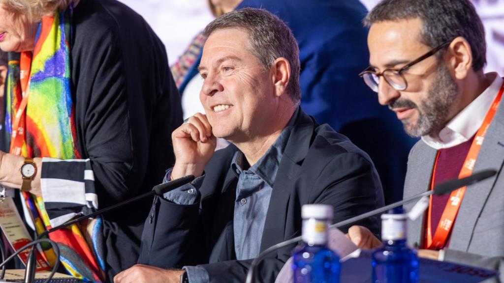 Page durante la inauguración del 13º Congreso Regional del PSOE de Castilla-La Mancha.