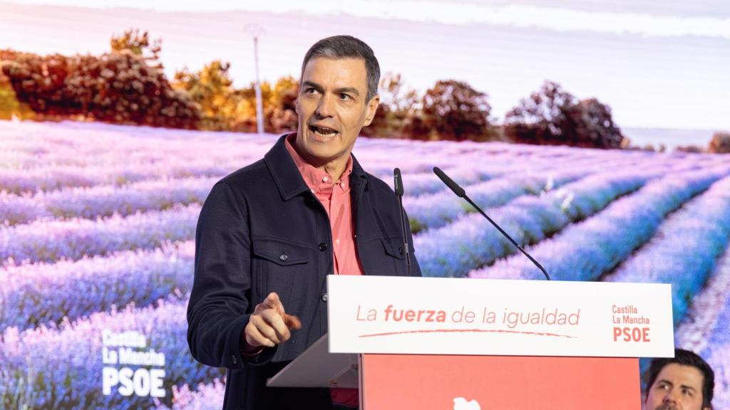 Pedro Sánchez, este sábado en el Congreso del PSOE de Castilla-La Mancha.