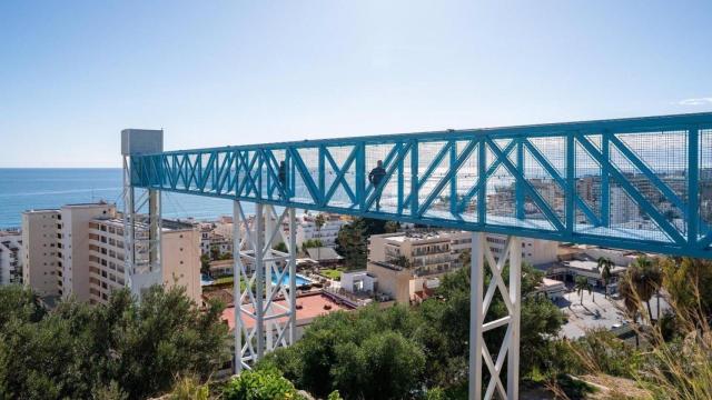 El ascensor.