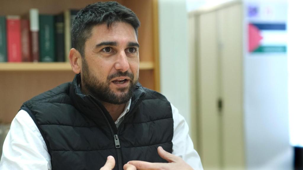 Ismael Sánchez, en el transcurso de la entrevista con EL ESPAÑOL.