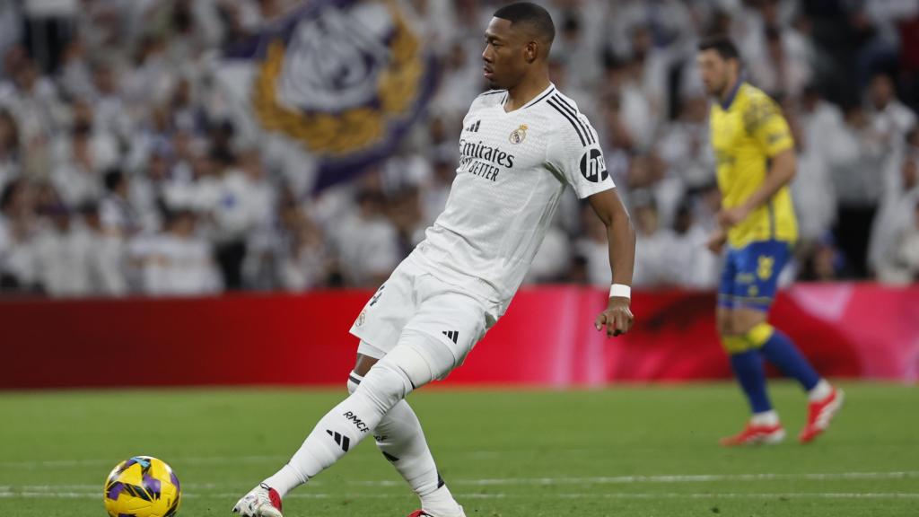 David Alaba, con el Real Madrid