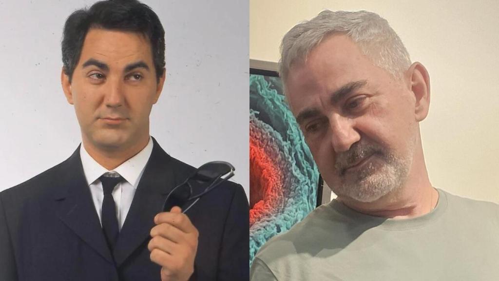 Collage de Tonino durante su etapa en 'Caiga quien caiga' y su foto en su perfil de Wikipedia.