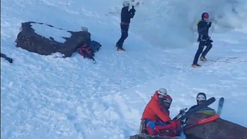 Rescate realizado por el Greim en el Pirineo aragonés este fin de semana