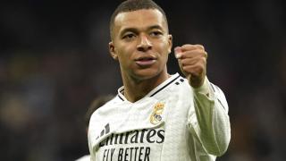 Kylian Mbappé celebra uno de los goles marcados ante Las Palmas.