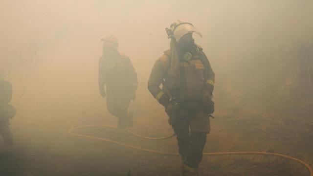 Bomberos forestales de Galicia en una foto de archivo.