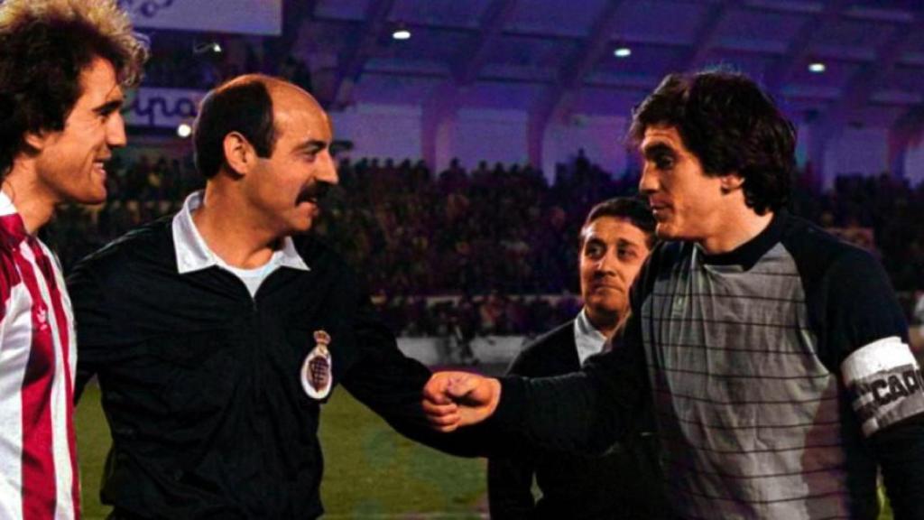 Joaquín Ramos Marcos durante su época como árbitro