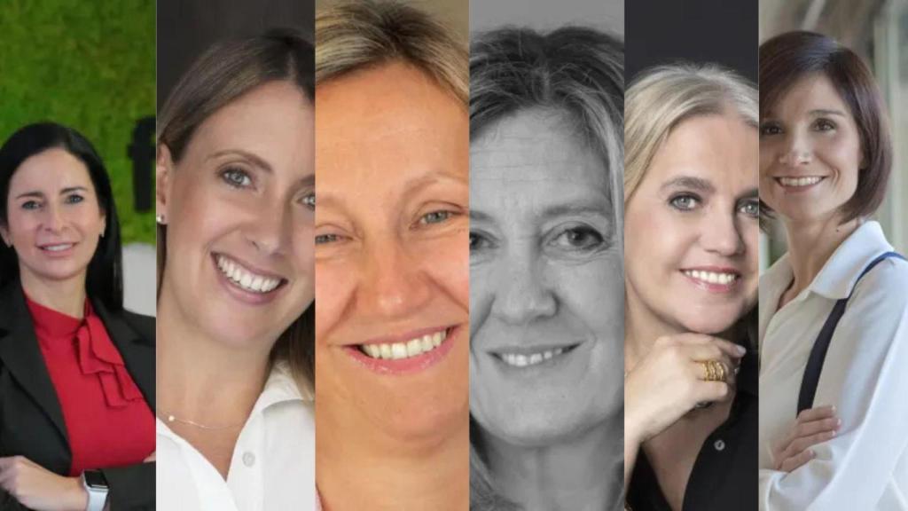 De izquierda a derecha: Patricia García González, Pilar Martínez Cosentino, Cristina Cabañas Rodríguez, Elena Álvarez Fernández, Rosa Tous Oriol y Coral Erum Gregorio.