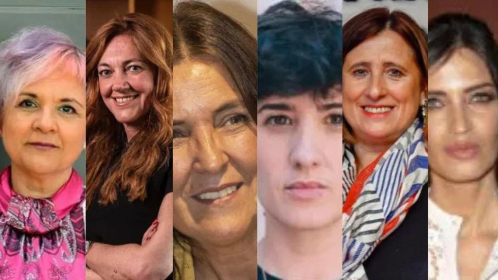 De izquierda a derecha: Julia del Mar Cortezón, Pilar Gil Miguel, Paloma Leyra Fatou, María Jesús Espinosa de los Monteros García, María José Pintor Sánchez-Ocaña y Sara Carbonero.
