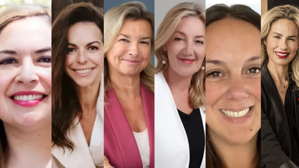 De izquierda a derecha: Carolina López García, Milagros Méndez Montoya, Begoña González-Blanch Torres, Marina Specht, Alba Basora Martí y Irantzu Diez Gamboa.