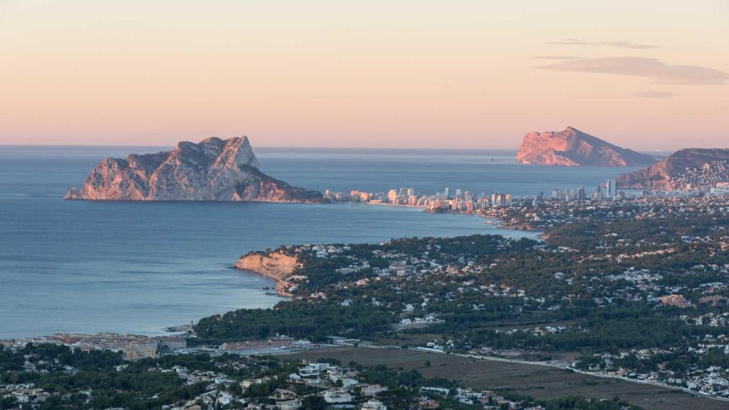 Amanecer en Moraira.