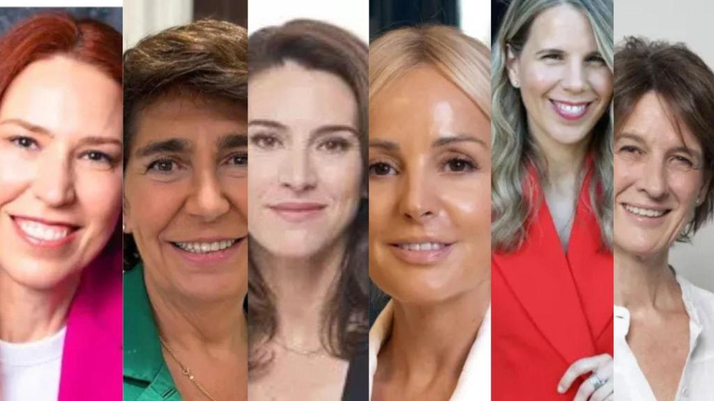 De izquierda a derecha: Fabiola Pérez Ramos, Margarita Esteban Herrero, Isabel Belaustegui Trías, Sonia Campuzano Serna, Ester Cerdán y Myriam Sada García-Lomas.