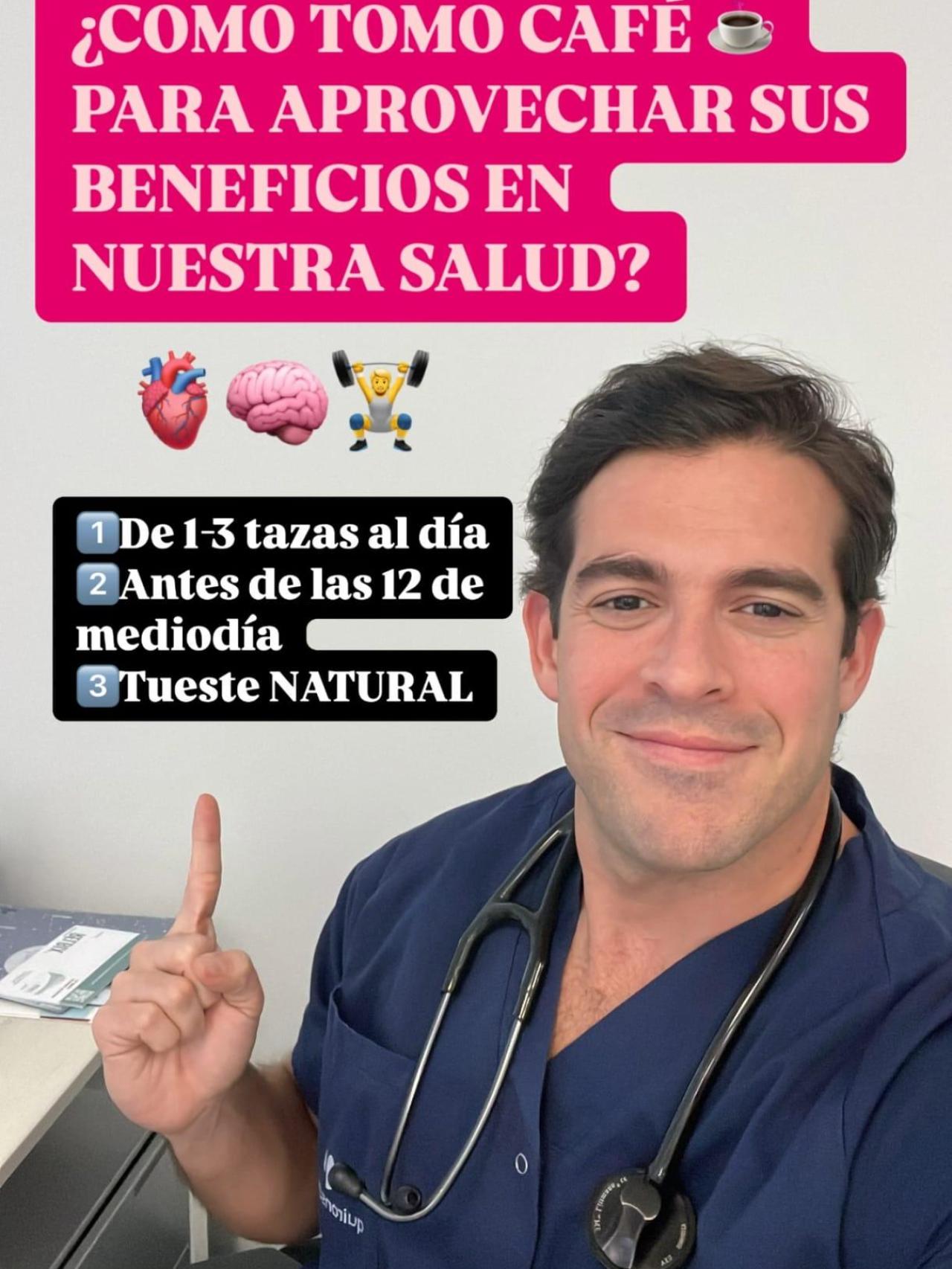 La recomendación del cardiólogo Aurelio Rojas.